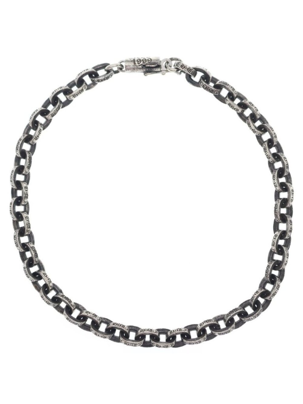 Chrome Hearts Paper Chain Bracelet Silver